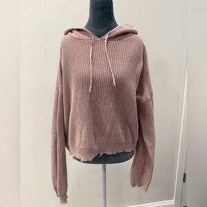 525 America Blush Knit Hoodie